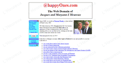 Desktop Screenshot of happyones.com